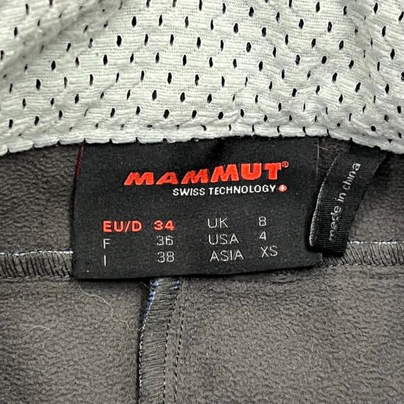 Mammut Ski Snow Pants Women's Size US 4 Blue Hiking Nylon Softech Insulated - Picture 9 of 15